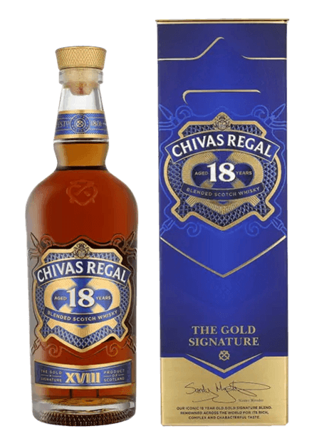 Chivas Regal 18 Years + GB 0.70 liter
